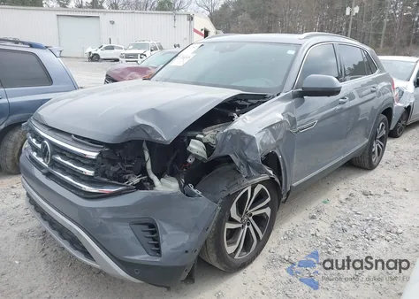 2021 Volkswagen Atlas Cross Sport 3.6L V6 Sel Premium z USA, uszkodzony, nr VIN 1V2TE2CA7MC207972